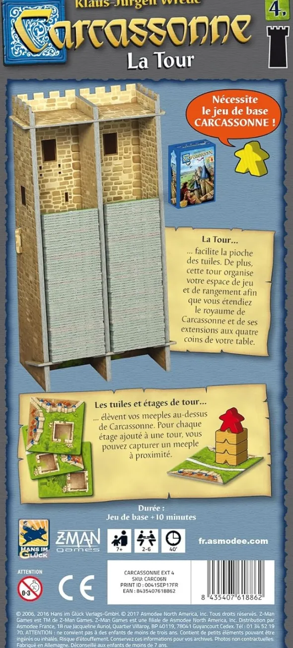 Carcassonne : Extension 4 - La Tour