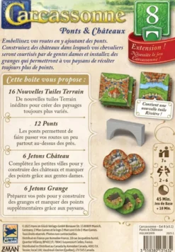 Carcassonne : Extension 8 - Ponts & Châteaux