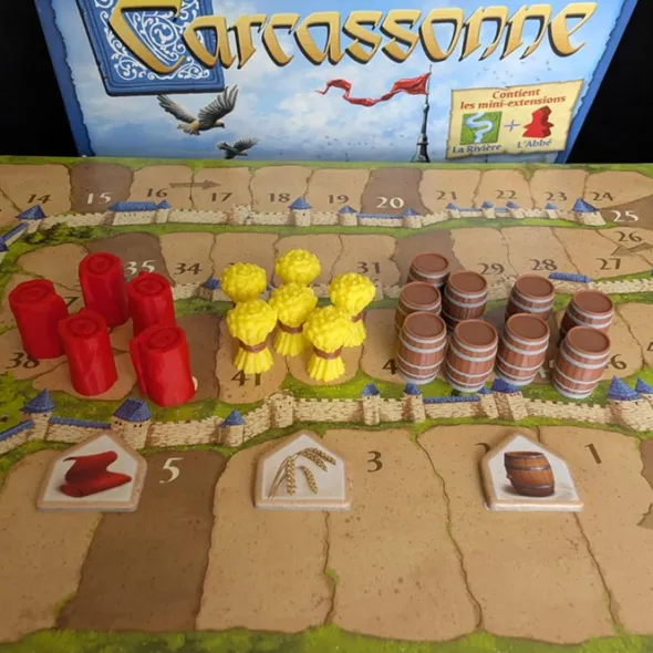 Carcassonne - Jeton marchandise 3D