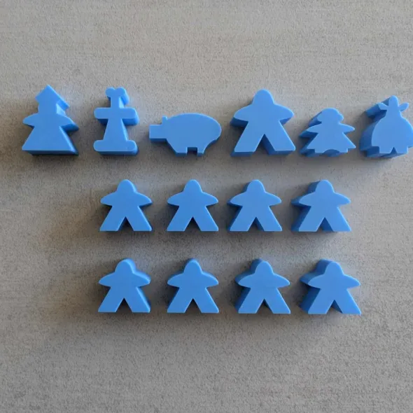 Carcassonne - Set de 14 Meeples Big Box