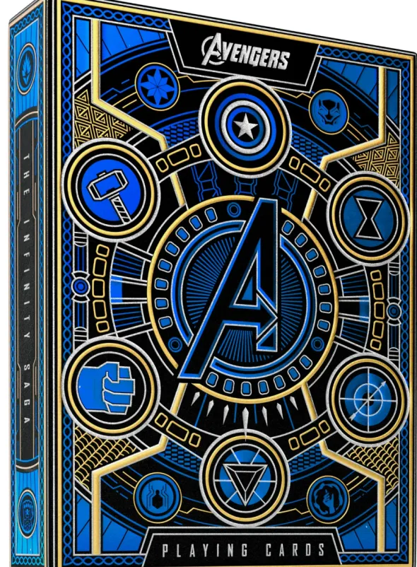 Cartes à jouer Theory11 - Avengers - Edition Bleue