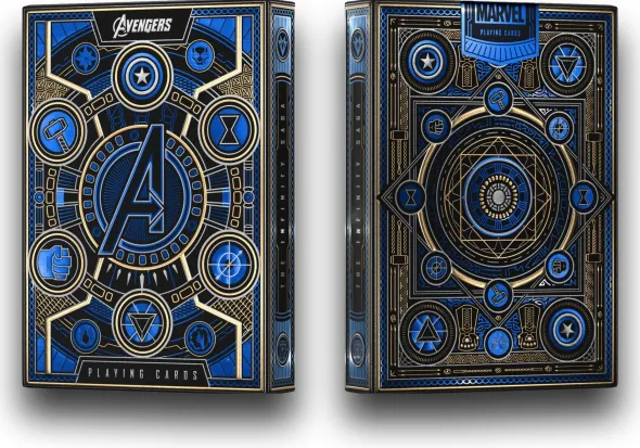 Cartes à jouer Theory11 - Avengers - Edition Bleue
