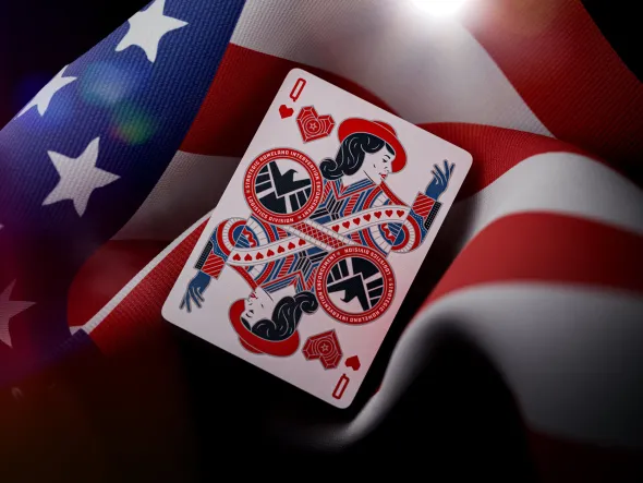 Cartes à jouer Theory11 - Captain America