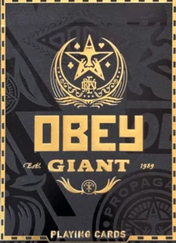Cartes à jouer Theory11 - Obey Gold