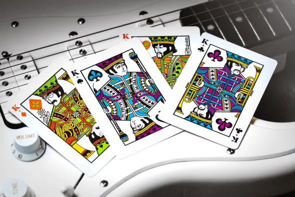 Cartes à jouer Theory11 - The Beatles - Black Edition