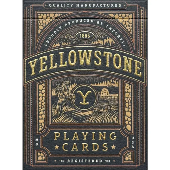 Cartes à jouer Theory11 - Yellowstone