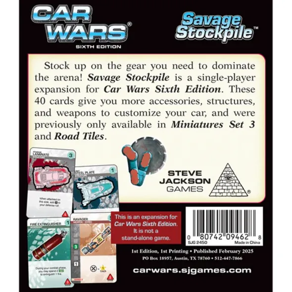 Car Wars: Savage Stockpile