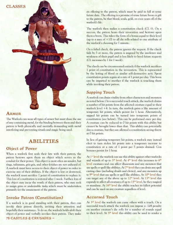 Castles & Crusades - Adventurers Backpack