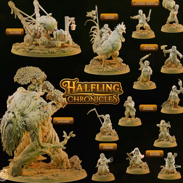 Cast n Play - Chroniques Halfelines - Set Complet