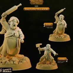 Cast n Play - Chroniques Halfelines - Villageois