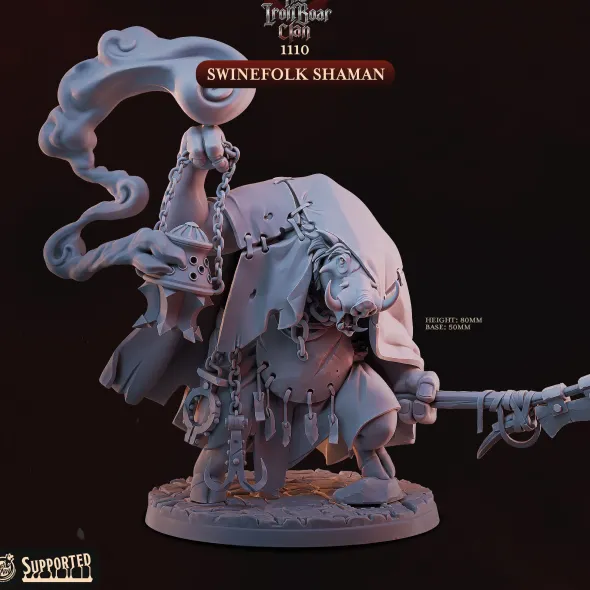 Cast n Play - Clan des Groins de Fer - Chaman