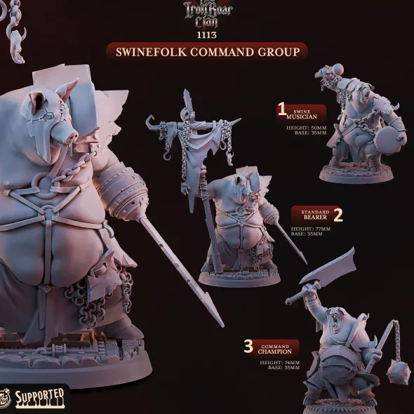 Cast n Play - Clan des Groins de Fer - Set Complet