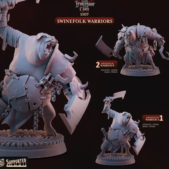 Cast n Play - Clan des Groins de Fer - Guerriers