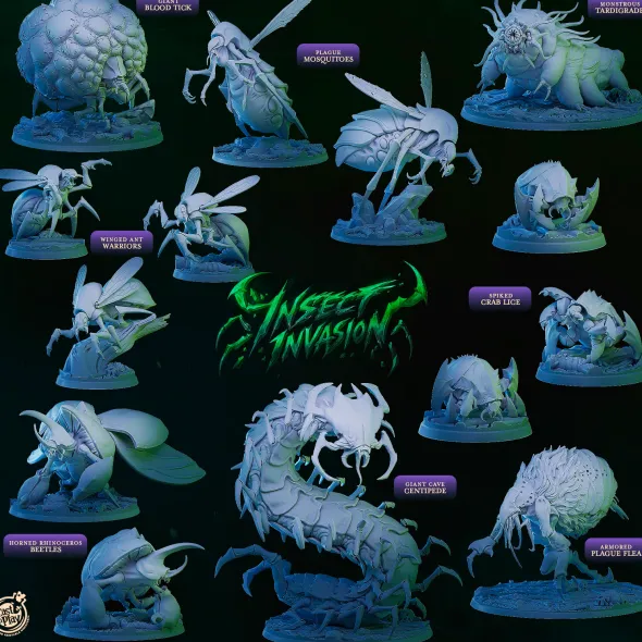 Cast n Play - Invasion d'Insectes - Set Complet