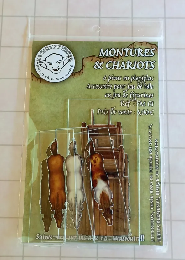 Chariots et montures - Pack de silhouettes 2D