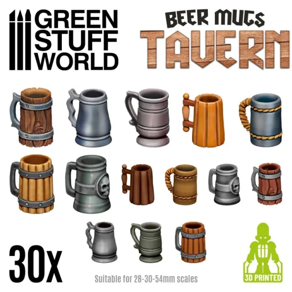 Chopes de bière - Taverne