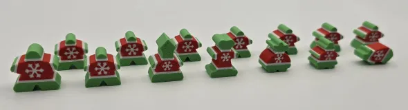 Christmas set 2 - Carcassonne Big Box Meeples
