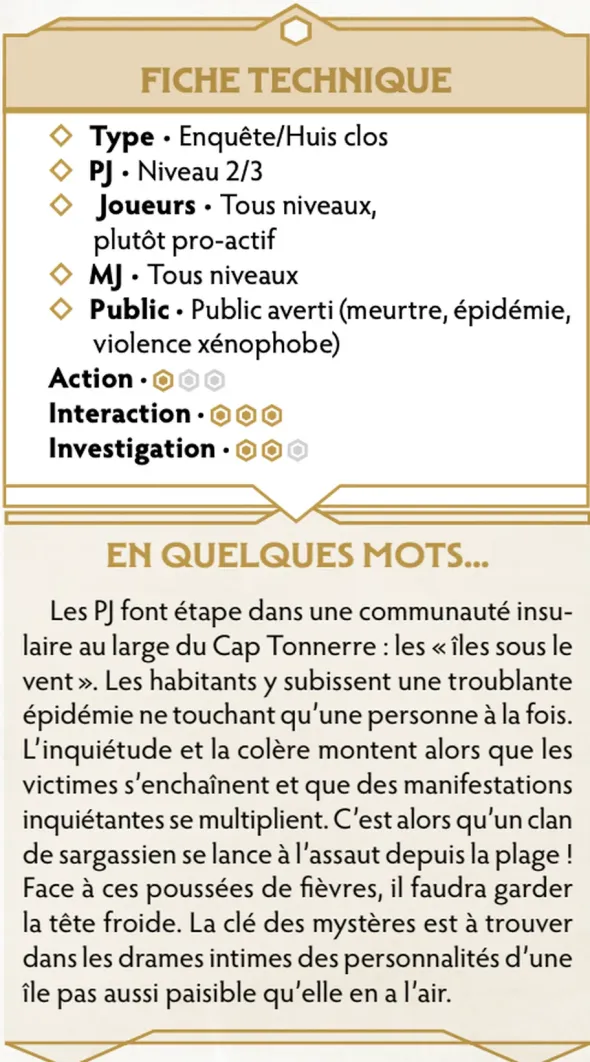 Chroniques Oubliées Fantasy 2e édition - Poussée de Fièvre
