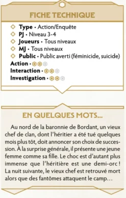Chroniques Oubliées Fantasy 2e édition - L'Honneur des Clans