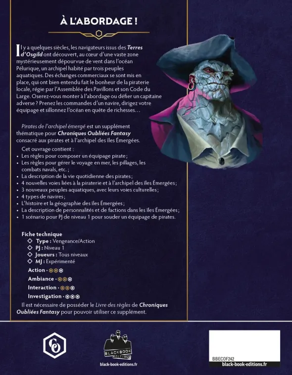 Chroniques Oubliées Fantasy 2e édition - Pirates de l'archipel émergé
