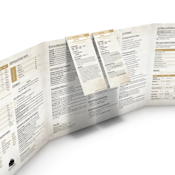 Chroniques Oubliées Fantasy 2e édition - Mémentos de PNJ + monstres des 8 scénarios