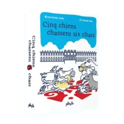 Cinq Chiens Chassent Six Chats