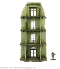 City in Ruins - 4 Storey Building Facade