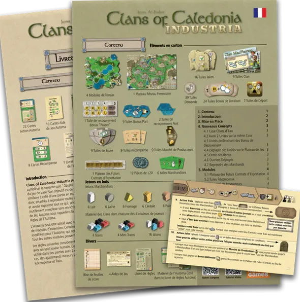 Clans of Caledonia: Industria - Pack de Langues