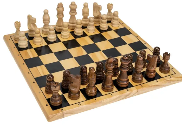 Coffret Échecs en Bois