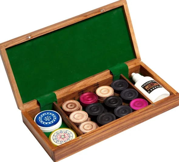 Coffret de pions Carrom