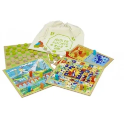 Coffret Jeux de Société en bois
