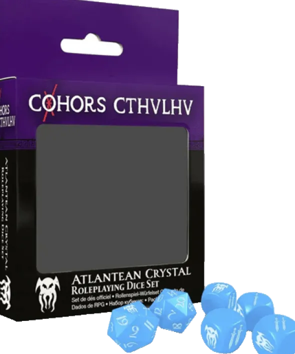 Cohors Cthulhu - Atlantean Crystal Dice Pack