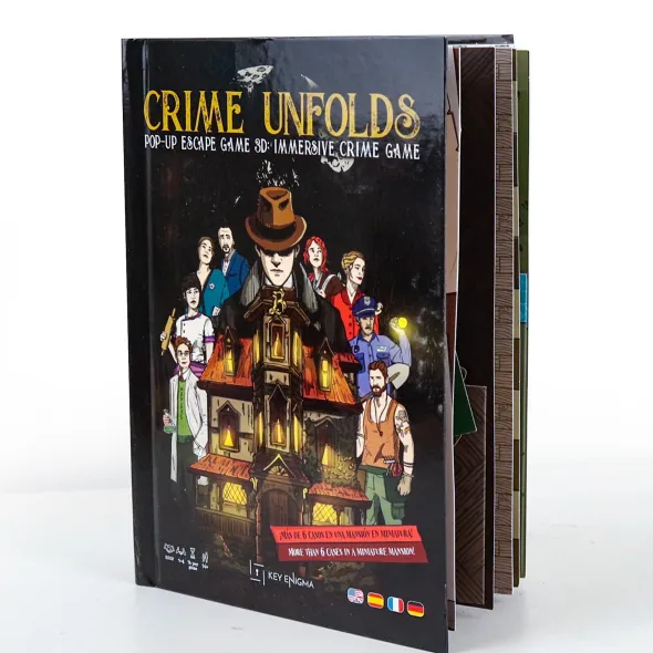 Crime Unfolds: Pop-Up Escape Book 3D