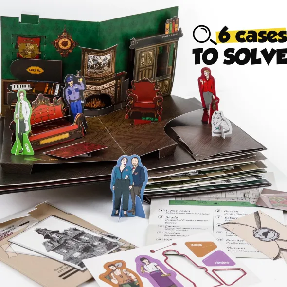 Crime Unfolds: Pop-Up Escape Book 3D