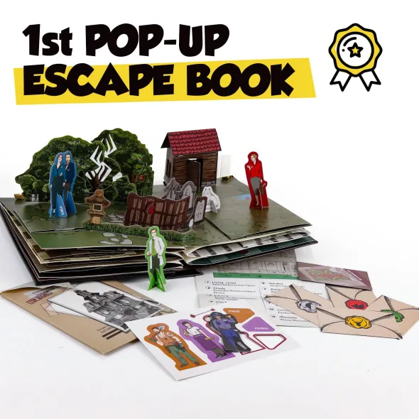Crime Unfolds: Pop-Up Escape Book 3D