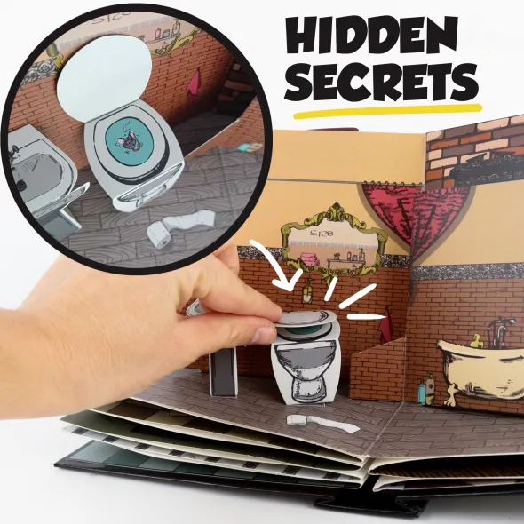 Crime Unfolds: Pop-Up Escape Book 3D