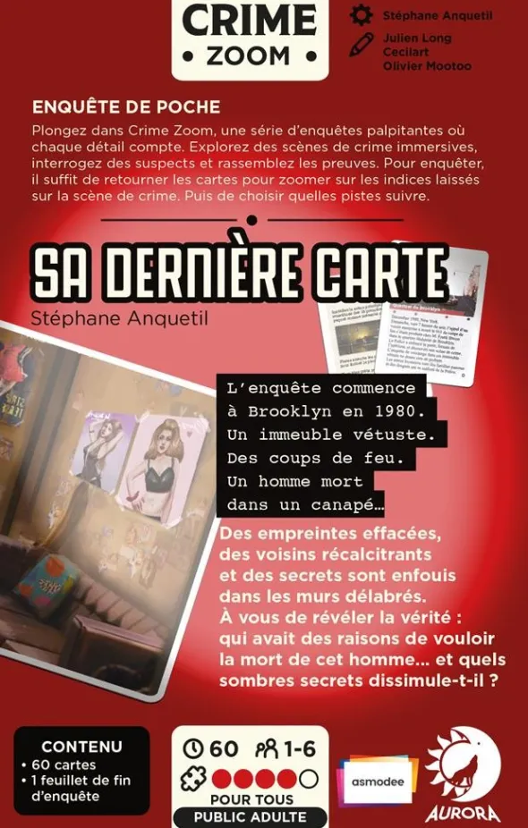 Crime Zoom - Sa Dernière Carte