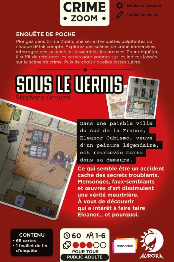 Crime Zoom - Sous le Vernis