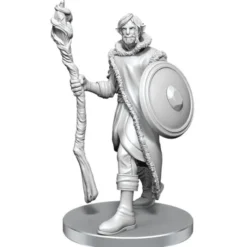 Critical Role Unpainted Miniatures: Mollymauk Tealeaf & Caduceus Clay