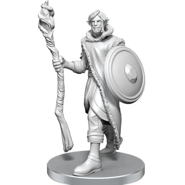 Critical Role Unpainted Miniatures: Mollymauk Tealeaf & Caduceus Clay