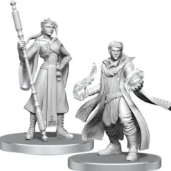 Critical Role Unpainted Miniatures: Beauregard Lionett & Caleb Widogast