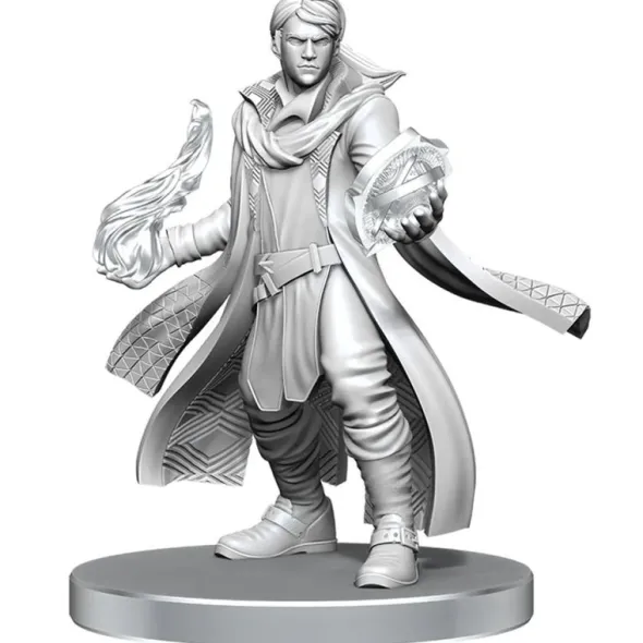Critical Role Unpainted Miniatures: Beauregard Lionett & Caleb Widogast
