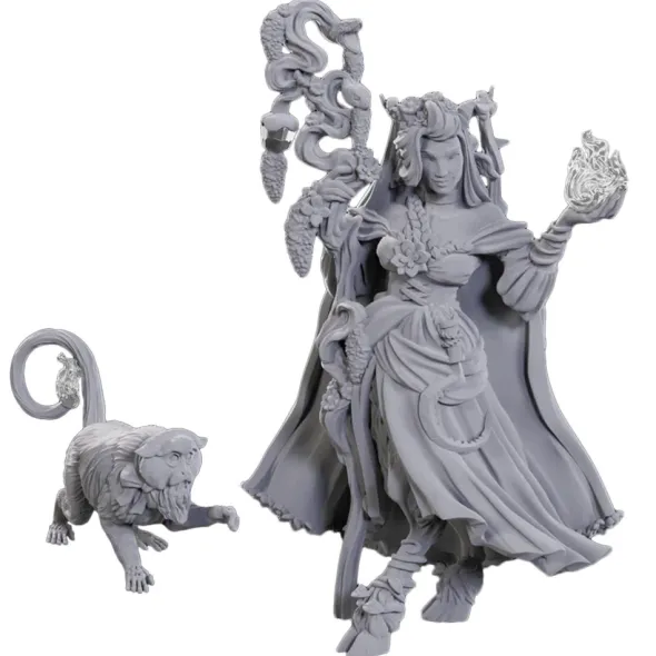 Critical Role Unpainted Miniatures: Fearne Calloway & Mister