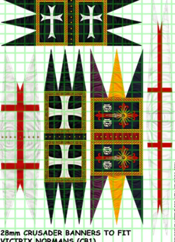 Crusader Banner Sheet