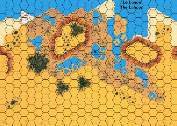 Cry Havoc - Carte Lagune