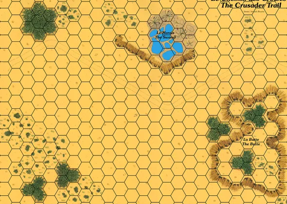 Cry Havoc - Carte Le Chemin des Croisés