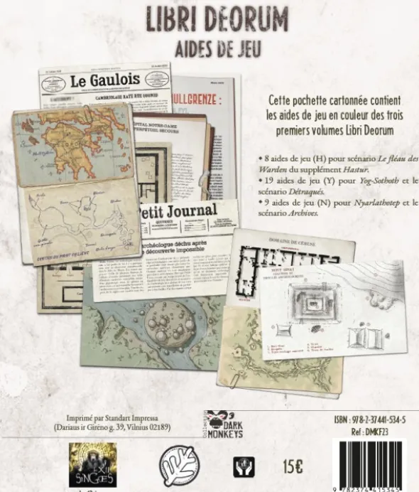 Cthulhu Hack - Libri Deorum : aides de jeu