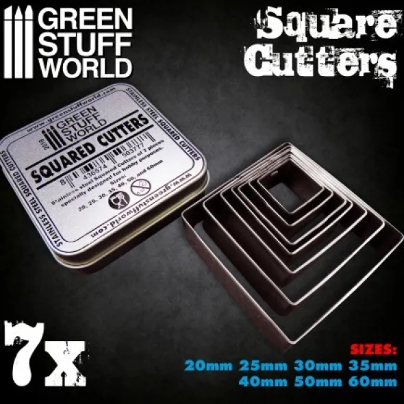 Cutters Carrés pour Socles