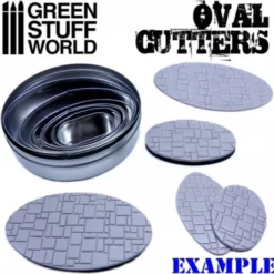 Cutters Ovales pour Socles