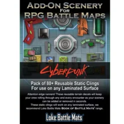 Cyberpunk Red - Add On Scenery For RPG Battle Maps